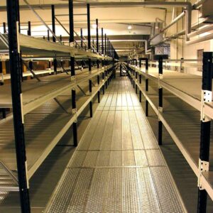 Scaffalature industriali a passerella