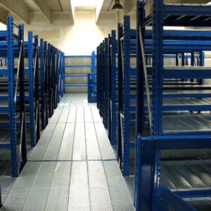Scaffalature industriali a passerella